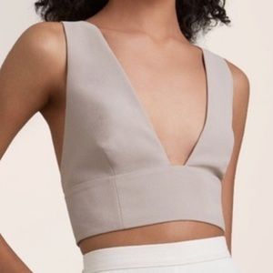 Aritzia suede tank top